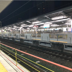 高槻駅ホーム柵整備