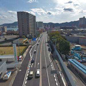 国道161号柳が崎地区歩道整備工事